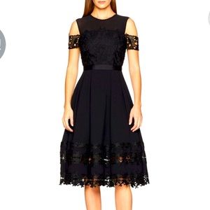 Ted Baker London Nacii Structured MIDI Dress